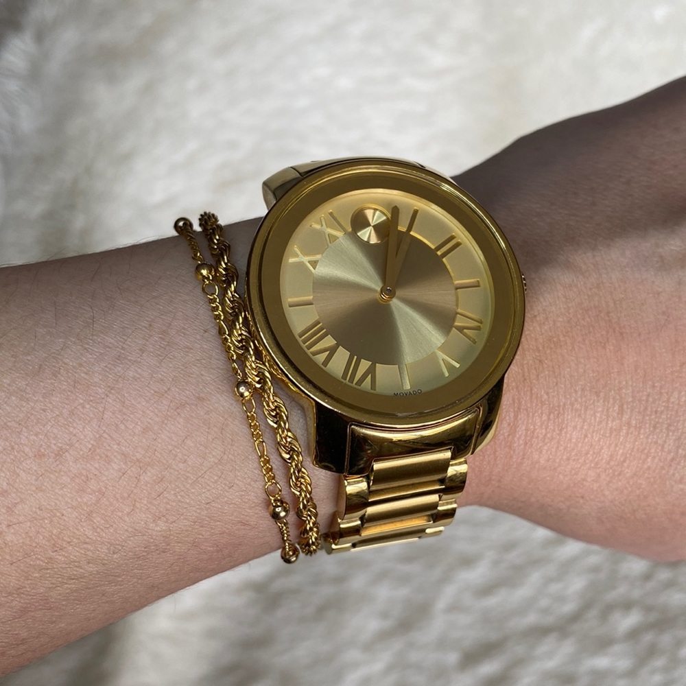 MOVADO BOLD Gold women’s watch